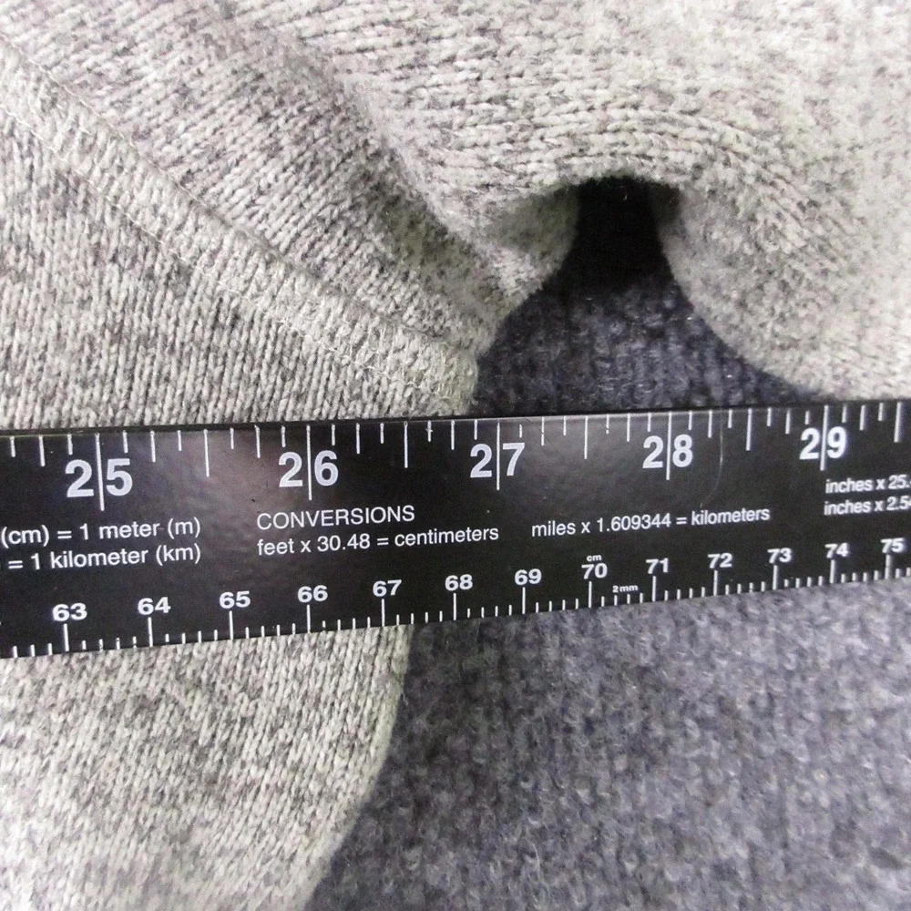 The North Face Sweater Mens 2XL Gray 1/4 Zip Fleece Gordon Lyons Pullover Logo